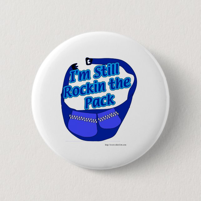 Rock that Pack! 6 Cm Round Badge (Front)