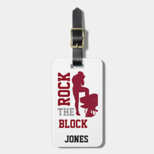 Rock The Block Swimmers Bag Tag