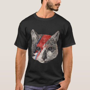 Rock the Bowie Cat Fitted T-Shirt.png T-Shirt