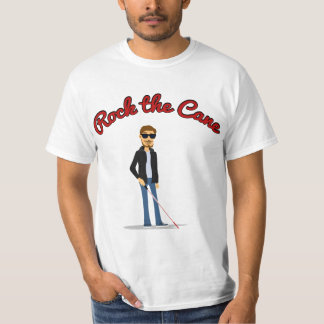 Rock the Cane Shirt for Blindness Awareness