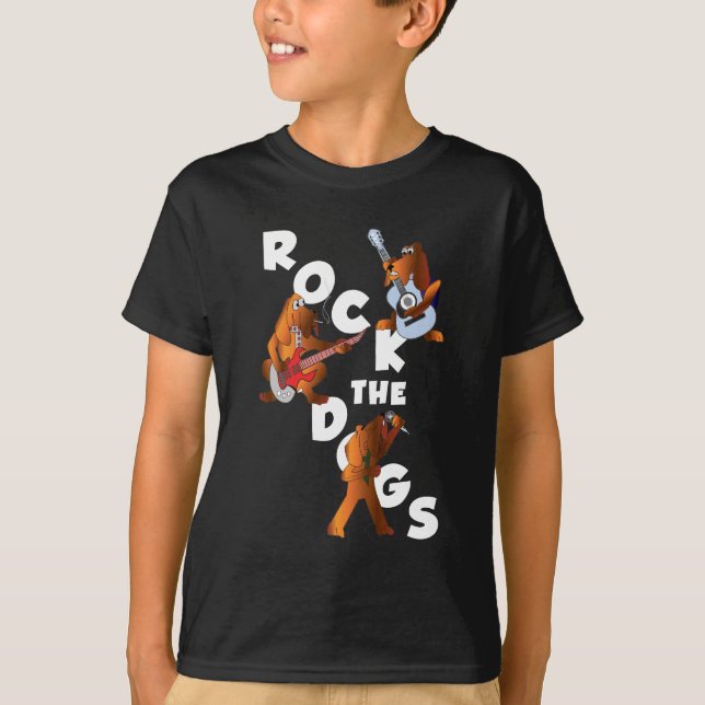 Rock The Dogs Kid's Tee (Front)