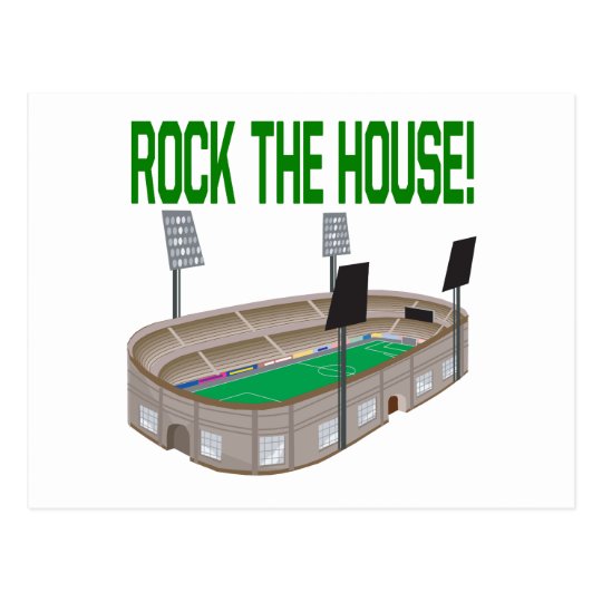 Rock The House Postcard