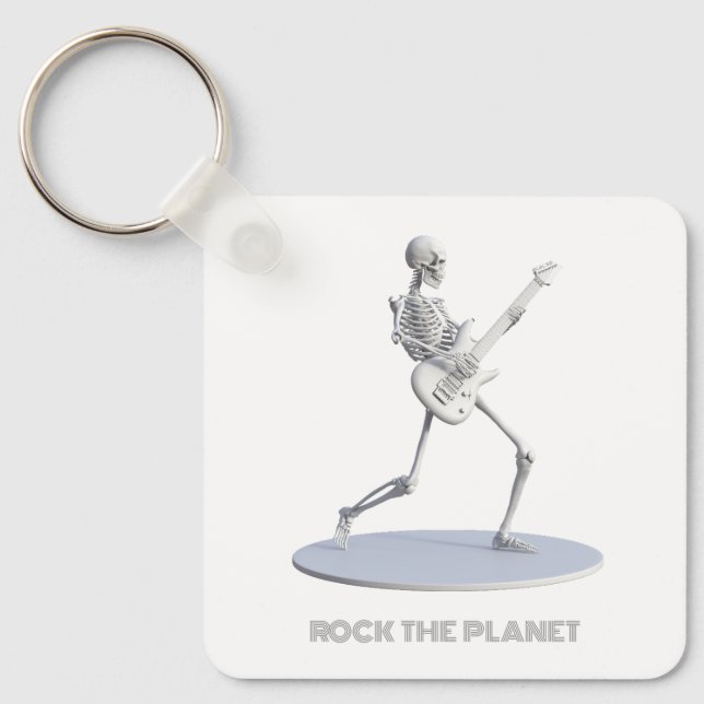 Rock The Planet Key Ring (Front)