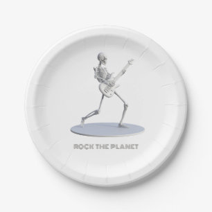Rock The Planet Paper Plate