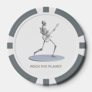 Rock The Planet Poker Chips