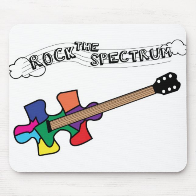 Rock the Spectrum logo Mouse Mat (Front)
