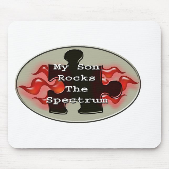 Rock the Spectrum! Mouse Mat (Front)