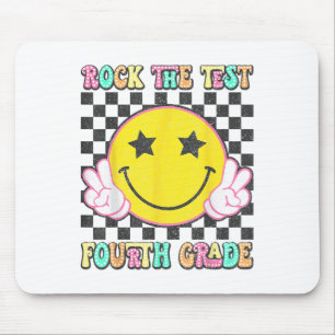 Rock The Test Day 4th Grade Teacher Fourth Grade T Mouse Mat