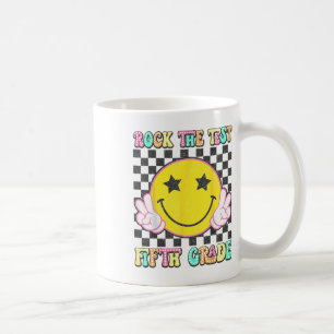 Rock The Test Day 5th Grade Teacher Fifth Grade Te Coffee Mug