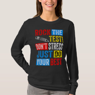 Rock The Test Retro Vintage Testing Day Teacher 1 T-Shirt