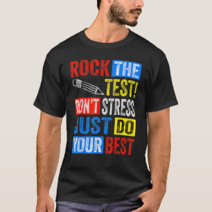 Rock The Test Retro Vintage Testing Day Teacher 1 T-Shirt