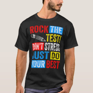 Rock The Test Retro Vintage Testing Day Teacher 1 T-Shirt