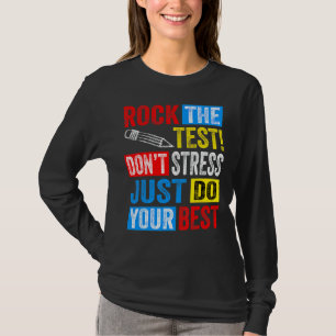 Rock The Test Retro Vintage Testing Day Teacher 1 T-Shirt