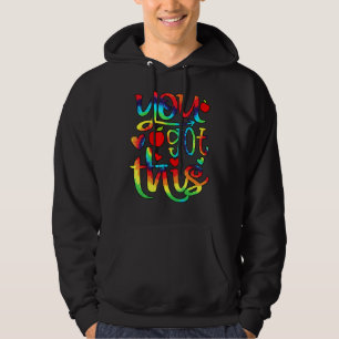 Rock The Test Teacher Test Day Testing Day Teache Hoodie