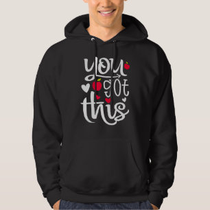 Rock The Test Teacher Test Day Testing Day  Teache Hoodie