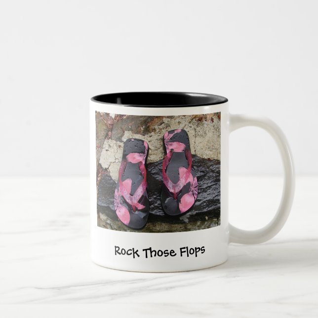 Rock Those Flops Two-Tone Coffee Mug (Right)
