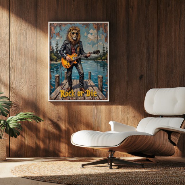 Rock 'Til the Roar: Lakeside Lion Poster (Creator Uploaded)