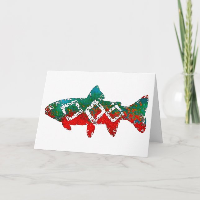 Rock Trout Card (Front)
