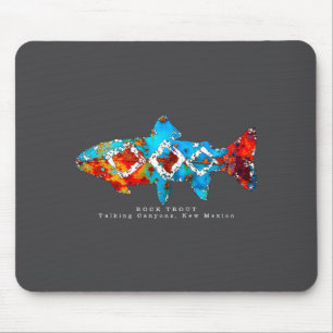 Rock Trout Talking Canyons New Mexico T Shirt_1 Mouse Mat