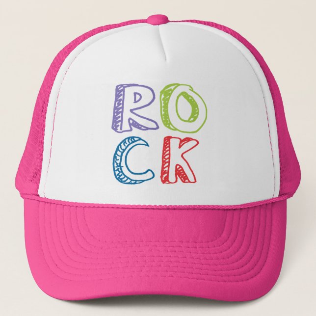 ROCK TRUCKER HAT (Front)