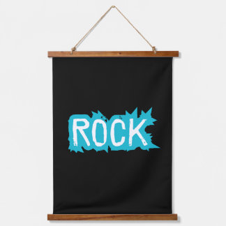 Rock Typography Hanging Tapestry