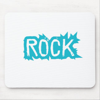 Rock Typography Mouse Mat