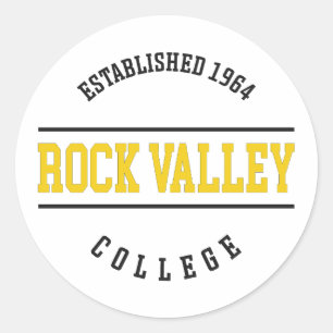 Rock Valley College - RVC Golden Eagles Classic Round Sticker