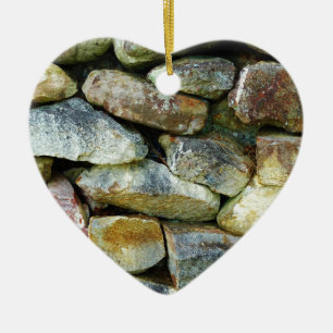 Rock wall ceramic tree decoration