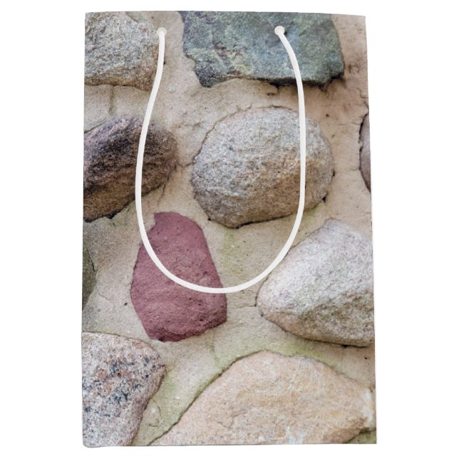 Rock Wall  Medium Gift Bag (Front)