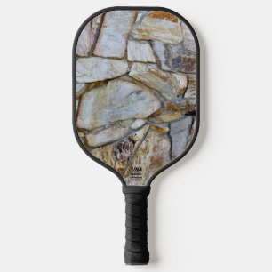 Rock Wall Realistic Texture Photograph Pickleball Paddle