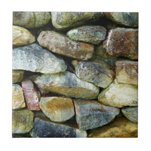 Rock wall tile