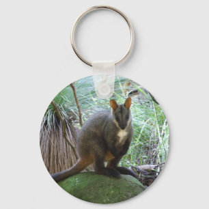 Rock Wallaby Key Ring