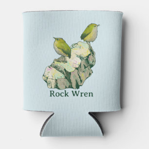 Rock Wren birds New Zealand Can Cooler