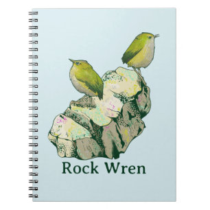 Rock Wren birds New Zealand Notebook