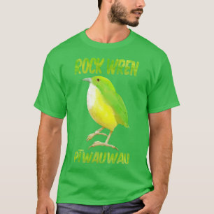 Rock Wren Piwauwau NZ bird T-Shirt