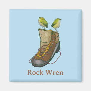 Rock Wren Tuke Magnet