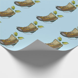 Rock Wren Tuke On a hiking boot Wrapping Paper
