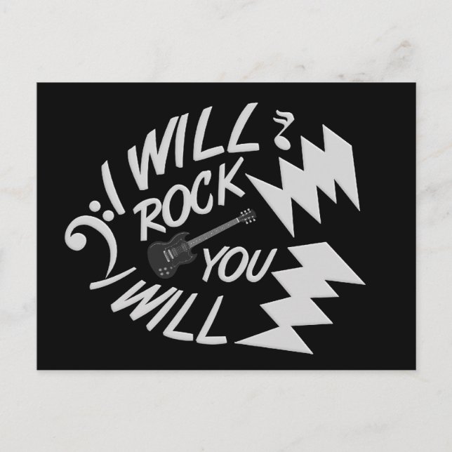 Rock You Postcard (Front)