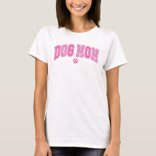 Rock Your Dog Mom Pride: Collegiate-Inspired T-Shirt