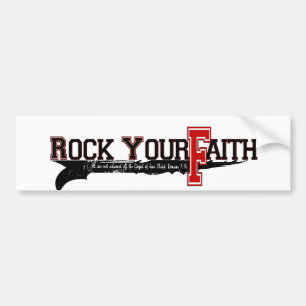 Rock Your Faith Signature Bumper Sticker