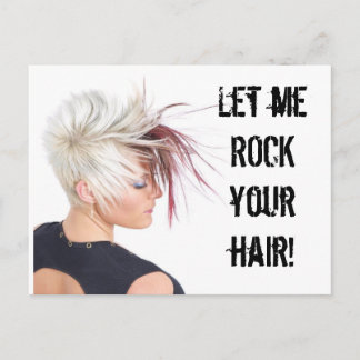 ROCK your hair!!! Postcard