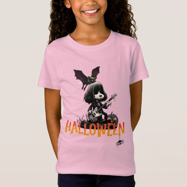 Rock Your Halloween Style with Our Spooky Dog Tee (Front)