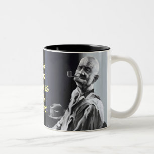 Rock Your Morning With Rocky Two-Tone Coffee Mug