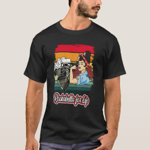 Rockabella For Life Vintage Rockabilly T-Shirt