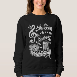 Rockabilly 50s Sock Hop Retro 60s 70s Rocker Rock Sweatshirt