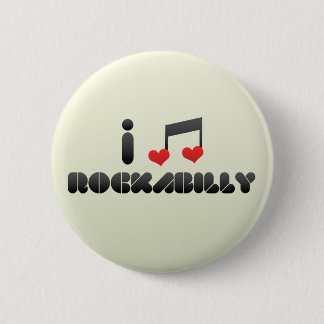 Rockabilly 6 Cm Round Badge
