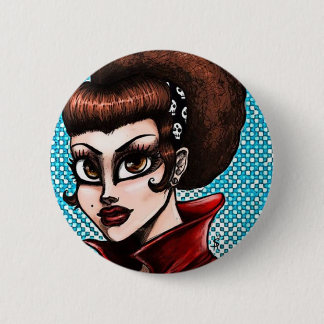 Rockabilly 6 Cm Round Badge