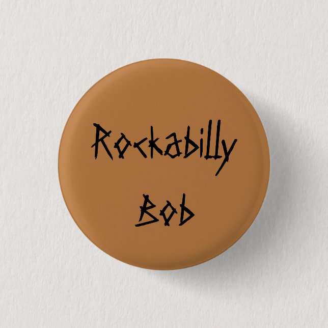 Rockabilly Bob from orphan black,rustic font 3 Cm Round Badge (Front)