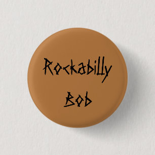 Rockabilly Bob from orphan black,rustic font 3 Cm Round Badge