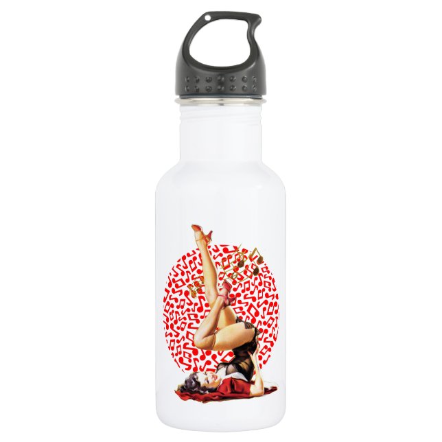 Rockabilly Goddess II 532 Ml Water Bottle (Front)